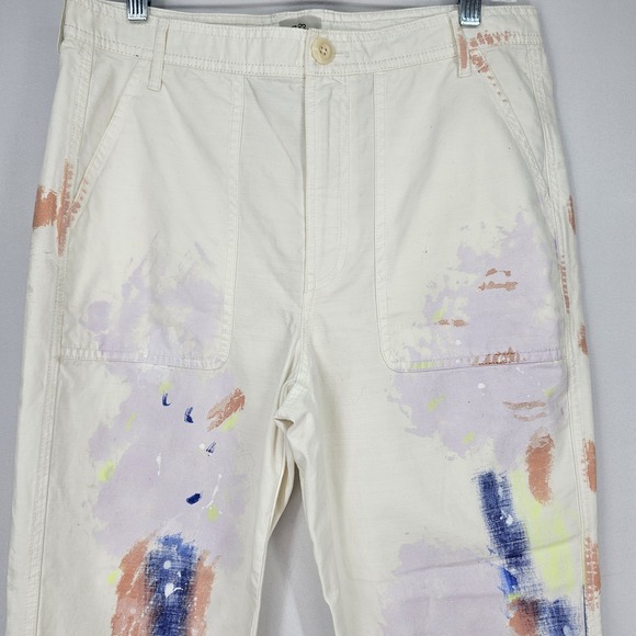 J. Crew Limited‎ Edition Hand-Painted Tapered Pants Sz 28 Fits Size 6 To 8 NWOT - Picture 1 of 11